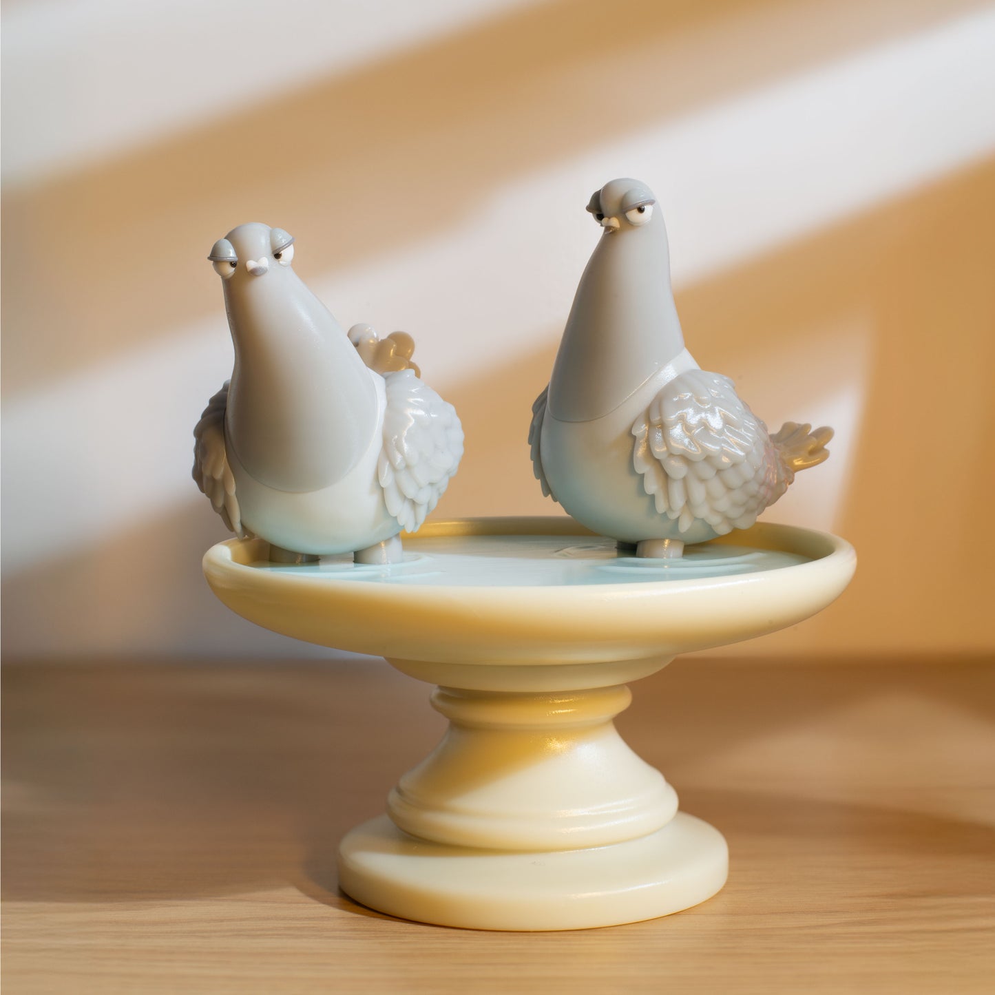 Judgy Pigeon Trinket Dish | Cute Ring Dish | Pigeon Jewelry | Key Trays / Ring Holders / Trinket Bowls | Cute Desk Decor | Pigeon Lover Gift