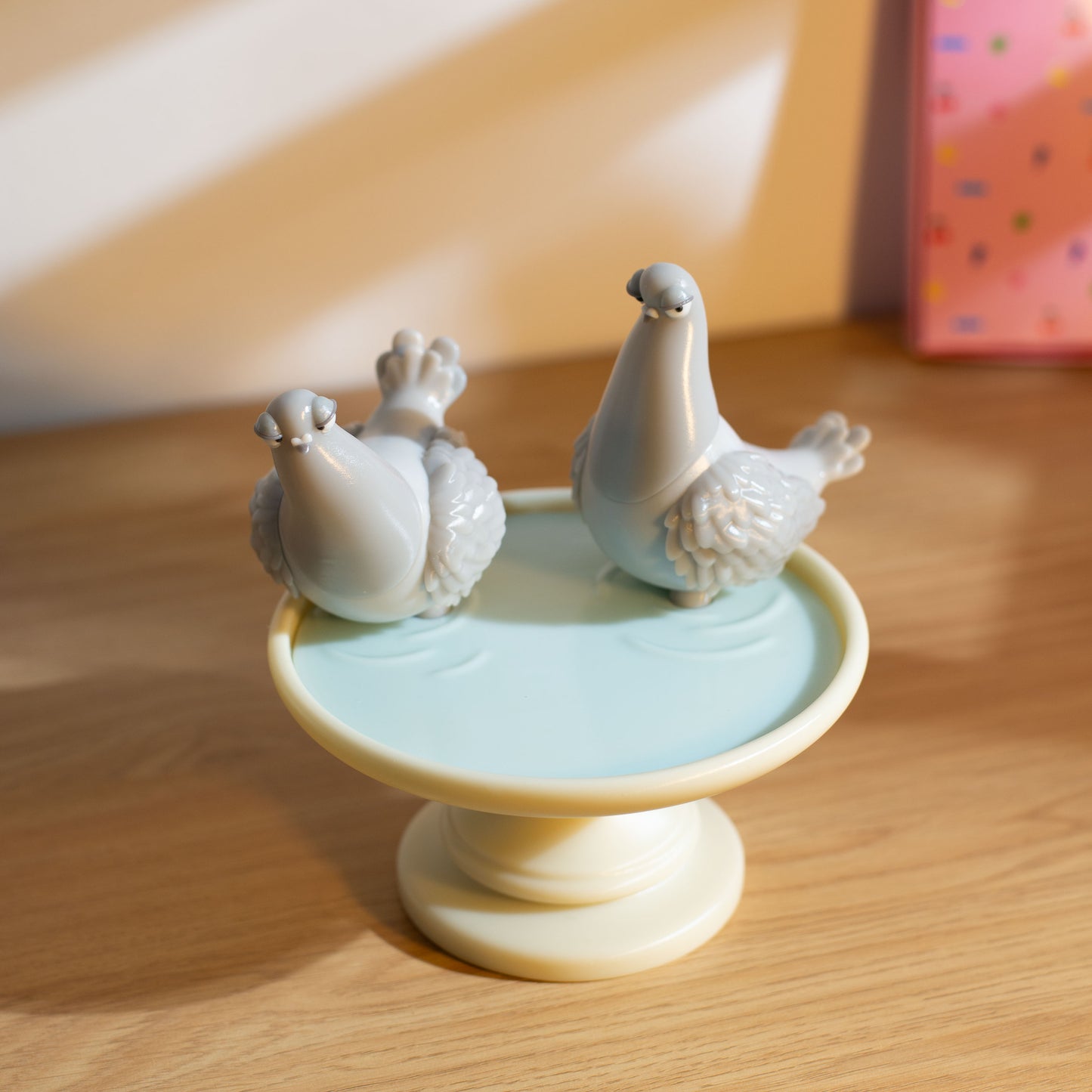 Judgy Pigeon Trinket Dish | Cute Ring Dish | Pigeon Jewelry | Key Trays / Ring Holders / Trinket Bowls | Cute Desk Decor | Pigeon Lover Gift